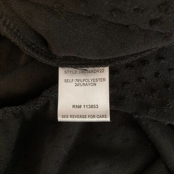 Sugar Lips Dress Womens Sz S Black Roam Around Swiss‎ Dot Tiered A Line Pockets - Picture 5 of 12